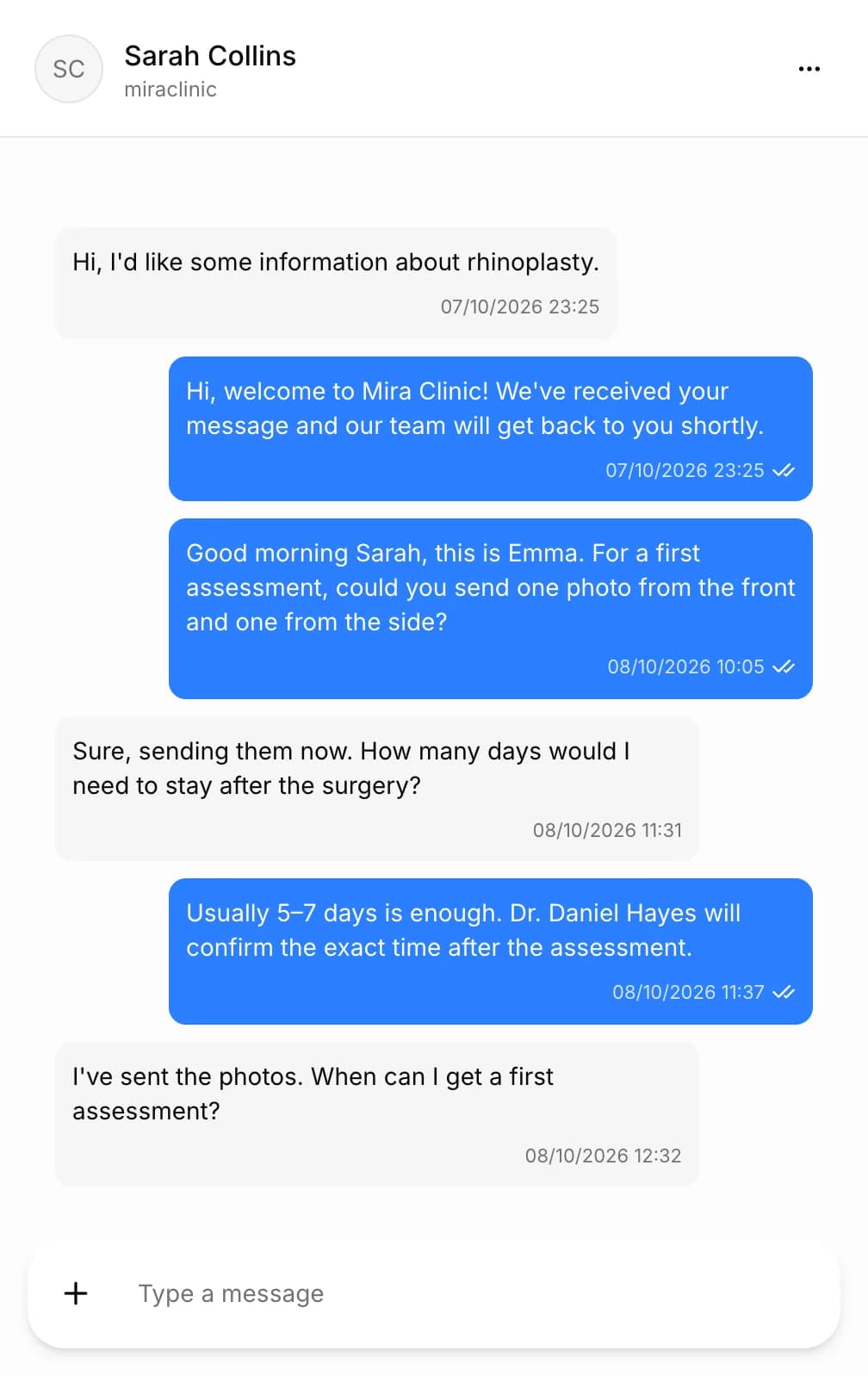 Clients from social media, in one inbox