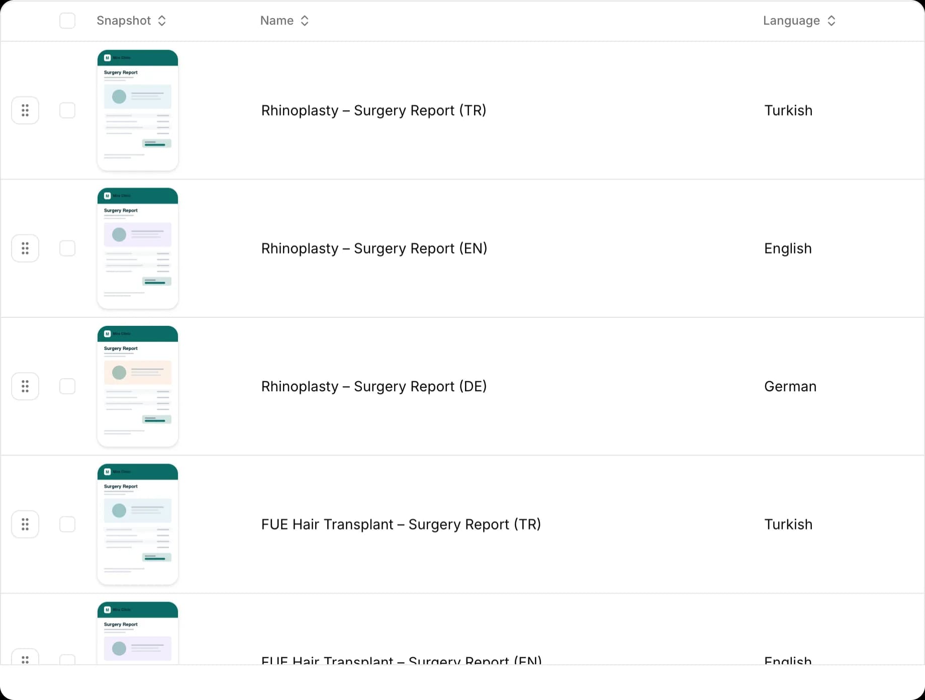 Operation reports and AI translation