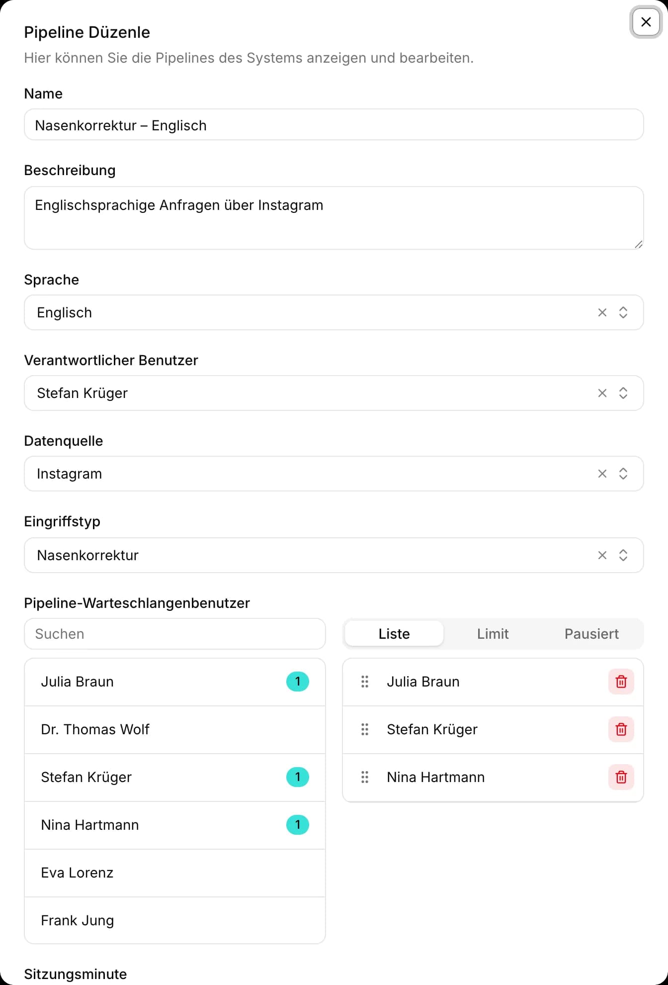 Jeder Lead beim richtigen Vertreter